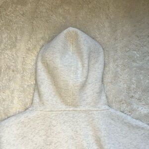 White Fox Boutique light grey and navy hoodie (nwot)